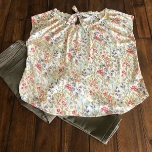 LC floral printed blouse